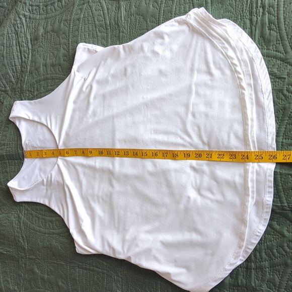 Peter Millar Crown Sport Billie Double Layer Tank UPF 50 Sun Protection White L - Picture 5 of 9